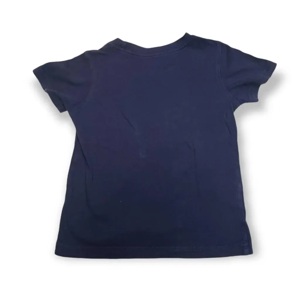 Carters Navy Blue Champs Hitters Club Short Sleeved Shirt - Size 24 Months